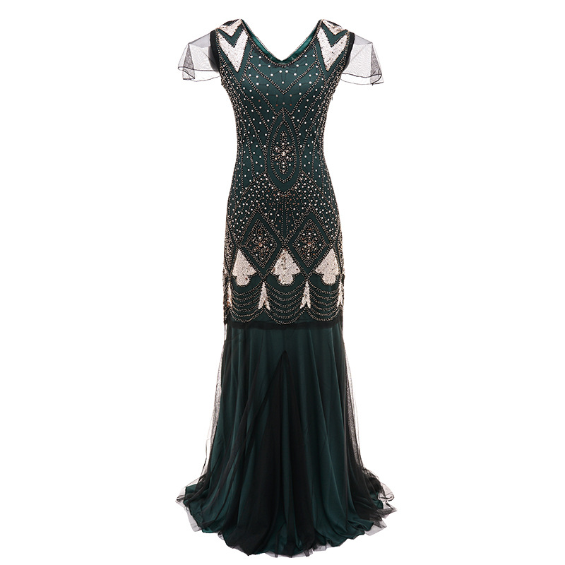 chinese dress ladies Long Mother of the Bride Glitter Dress – The Dress Outlet main image 0
