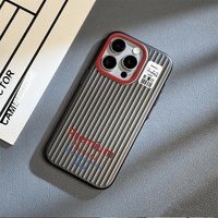 Étui de téléphone compatible avec l'étiquette anglaise pour 17 Pro Max, en silicone gel antichoc, personnalisé pour 16/15/13/12/11/XS/X