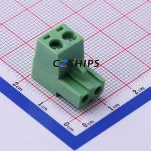 XY2500F-A-5.0-2P Plug-in Terminal Block P=5mm Connector ( Connector Type: Plug )( Construction: 1x2P )( Pitch: 5mm ) - Product Image 1