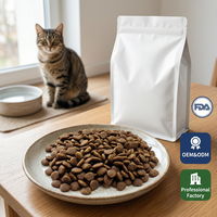 Makanan Kucing Kering Grosir Tinggi Protein 45% Rasa Salmon Tuna Bebas Biji-bijian Nutrisi Lengkap Seimbang Langsung dari Pabrik