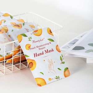 Peach Hand Care Mask <b>Glove</b> Wholesales Moisturizing Nourishing Repairing Whitening Hand Mask - Product Image 3