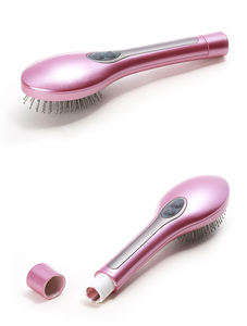 Accesorios de moda Estilismo Desenredante Cepillo de pelo eléctrico Grado de salón Acolchado Compacto Iónico Anti-Pérdida de cabello Sin enredos Salón - Product Image 4