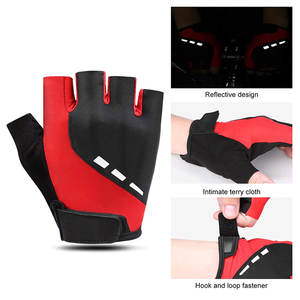Guantes de Ciclismo Profesionales de Medio Dedo para Invierno, Cierre Ajustable con Cordón, Transpirables, Diseño Unisex Personalizado OEM/ODM, Venta al Por Mayor - Product Image 5