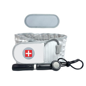 FSPG Großhandel Atmungsaktive Lendenwirbel säule Aufblasbarer Traktion gürtel Korsett Typ PU Material Rückens tütze Luft Taille Stütz armband - Product Image 2