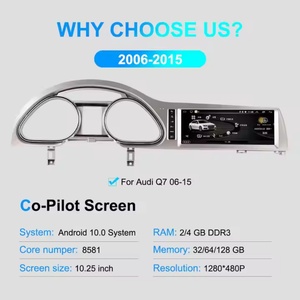 Radio para Auto Navihua con Pantalla Android de 10.25'', Reproductor Multimedia, DSP, GPS, Navegación, Carplay para Audi Q7 2006-2015 - Product Image 4