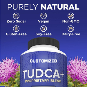 120 Capsules Végétales de Chardon-Marie TUDCA 1000mg pour le Soutien Hépatique, Détoxification du Foie et Soutien de la Santé Intestinale - Complément Alimentaire en Vrac - Product Image 2