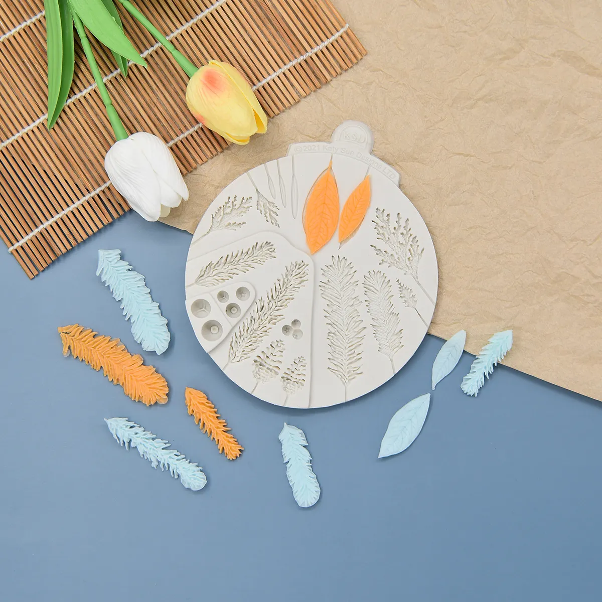 Nouveautés Arbre de Noël Feuilles Forme Silicone Gâteau Fondant Moules De Cuisson Outils Pour Faire Du Gâteau