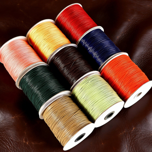 Cordón de Poliéster <span class=keywords><strong>Encerado</strong></span> Coreano en Varios Colores Brillantes, <span class=keywords><strong>Hilo</strong></span> <span class=keywords><strong>Encerado</strong></span> Redondo y Suave para Hacer Collares, Joyería, Etiquetas de Regalo - Product Image 3