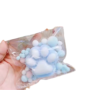 ของเล่นบีบรูปอุ้งเท้าแมวนุ่มนิ่ม TPR ตลกๆ บรรเทาความเครียด คลายกังวล - Product Image 4