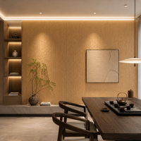 Panel Batu 3D Tekstur Kain PU 600x1200 Mudah Dipasang Tahan Air Tahan Api Tahan UV Untuk Interior Eksterior Kamar Mandi Gym