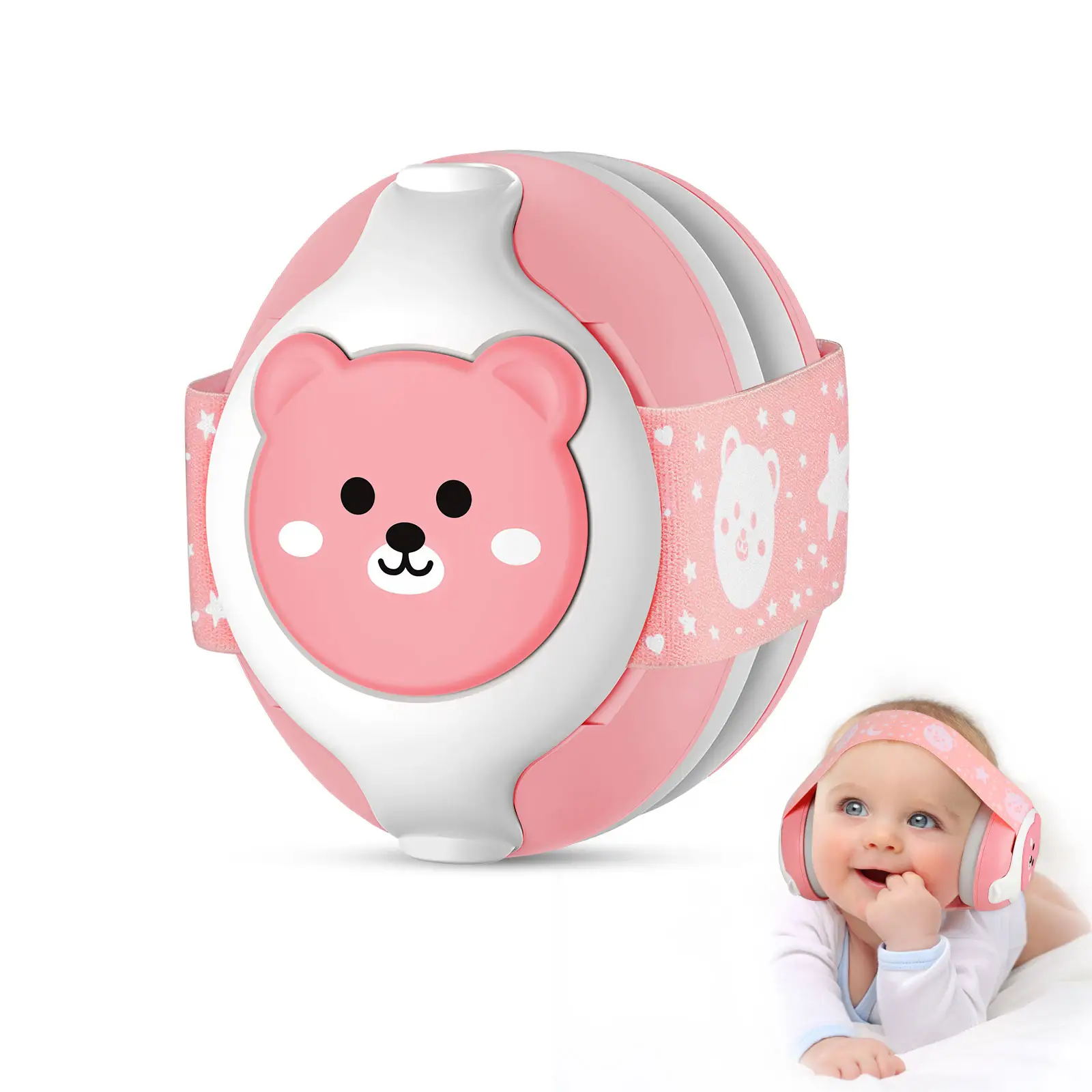 25DB safety hearing protection baby earmuffs for kids babies ear muffs soundproof headband anti noise cancelling ear muffs