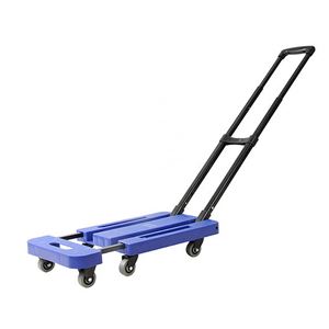 Carrito de Compras Plegable con 6 Ruedas y Logotipo Personalizado, Carro de Carga Portátil, Remolque para el Hogar, Carrito Silencioso con Manija - Product Image 3