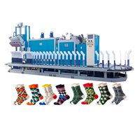 Machine à repasser les chaussettes rotative à vapeur entièrement automatique 120 pièces, moteur 380V 9kW, option de démêlage automatique, multifonctionnelle, 4000kg