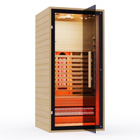 Venta caliente una persona Light Wave Room Saunas Low Emf Smart Sauna Room