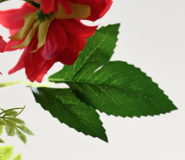 Tanaman Dahlia Buatan dalam Pot, Bunga Dahlia Palsu Bonsai, Dahlia Tiruan dalam Pot Silinder Putih untuk Meja Rumah Dalam Ruangan