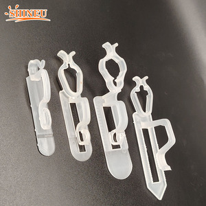 Supports de fixation transparents résistants aux UV – Supports en <span class=keywords><strong>plastique</strong></span> à visser 2700K Blanc chaud doux Design moderne pour éclairage extérieur permanent de fêtes - Product Image 4
