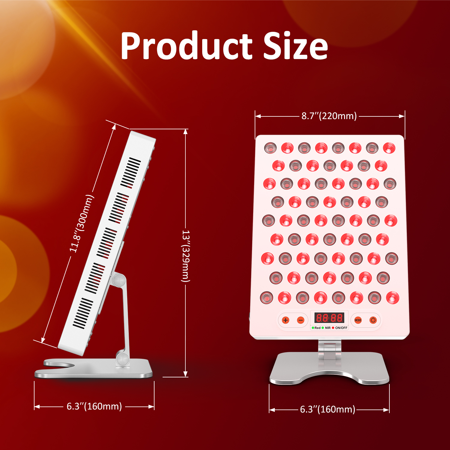 red light therapy led light