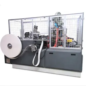 Máquina automática para fabricar vasos de papel desechables, placa de papel, café, té, máquina para hacer vasos, gran oferta