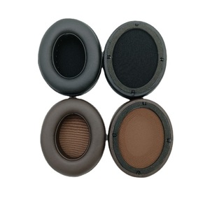 Ear <b>Pads</b> For Edifier W855BT Headphones Black And Brown Replacement Protein Leather Ear <b>Cushions</b> With Noise Isolation - Product Image 5
