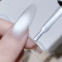 Vernis à ongles UV Frenshion effet œil de chat, 4 couleurs (rouge, noir, marron, blanc), gel magnétique cristallin, à retirer par trempage, pour salon professionnel