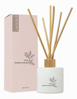 Diffuseur de roseaux d'air de haute qualité, diffuseur d'arôme de luxe, à huile essentielle, couleur dorée, boîte cadeau, ml