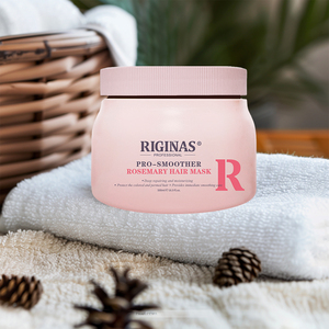 Riginas Private Label Rosemary Collagen & Keratin Cream Mascarilla para el cabello Reparación profunda y suavizante Mascarilla para el cabello - Product Image 4