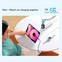 Cargador Rápido de Viaje PCBA Global, PD20W/30W de Alta Potencia, Compatible con Enchufes EU/US/UK/AU e Intercambiable, Carga Rápida Inteligente y Portátil