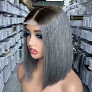 วิกผมมนุษย์ผมบ๊อบทรงตรงยาว2x6 Kim <span class=keywords><strong>King</strong></span> วิกผมคน - Product Image 1