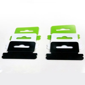 Hot Sale PP Plastic Hole <b>Hook</b> <b>Adhesive</b> Hanging Hole hang Tab Supermarket Self <b>Adhesive</b> Packing Plastic hang Tabs - Product Image 1
