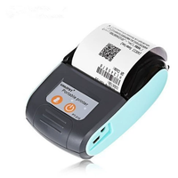 Imprimante thermique portable 58 mm, imprimante de reçus sans fil 203 dpi, mini imprimante de factures POS pour camions de restauration, vente au détail et plats à emporter
