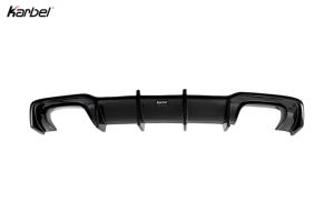 Diffusore Lip Stile Karbel in Fibra di Carbonio a Secco Diffusore Posteriore Labbro di Scarico Spoiler per Audi <span class=keywords><strong>A3</strong></span> <span class=keywords><strong>SLine</strong></span> S3 8V 2017-2019 - Product Image 3