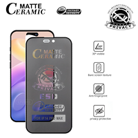 Pelindung Layar Keramik Privasi ESD 2.5d Best Seller - Bahan PET - Cocok untuk iPhone 17 16 15 Pro Max XR XS