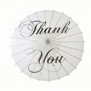 Parasol en papier de bambou blanc peint de 15,5 pouces pour décoration artisanale DIY, idéal pour les centres de table de mariage et les parasols solaires - Mr&Mirs - Product Image 2