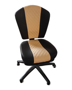 Meilleure vente de chaises de poker pivotantes Move Black Poker Chair Chaise de casino à cinq roues avec roulettes - Product Image 3