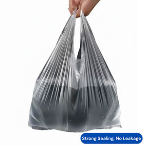 Bolsa Industrial de HDPE Tipo Camiseta para Empaque de Granos y Harina a Granel, Resistente a la Humedad, de Alta Densidad, con Asas Tipo Chaleco, Venta al por Mayor - Product Image 3