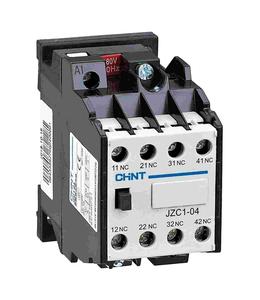 Relé Electromagnético CHINT JZC1 36VAC de Baja Potencia con Contactos de Aleación de Plata 2NO 2NC para Estación de Carga de Vehículos Eléctricos - Product Image 1