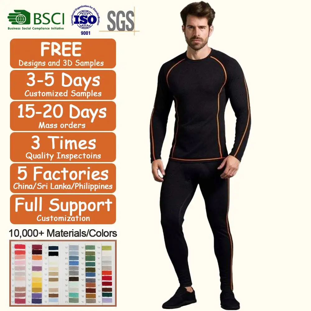 Großhandel Herbst Winter Fleece Thermo Unterwäsche Long Johns Sets Thermo Unterwäsche Plus Size Warme Herren Long Johns Sport Fleece