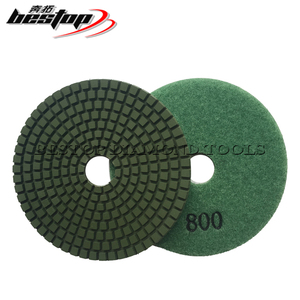 4 inç Premium kaliteli granit ve mermer esnek elmas ıslak parlatma pedi - Product Image 1