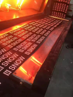 Haute précision 12 m/min rouleau à grande vitesse pour rouler la machine d'impression d'écran en soie pour l'étiquette de soin de lavage de vêtement