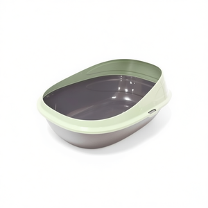 Yommy <b>Cat</b> <b>Litter</b> Box 59x39x23cm Oval Design For Indoor <b>Cats</b> - Product Image 1