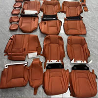 Kit de mise à niveau de l'intérieur LX570, écran LCD du tableau de bord, boîte d'accoudoir, housses de siège en cuir pour Lexus LX570