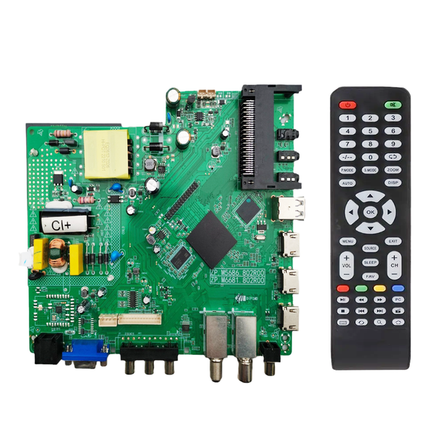 32-55 Inch High Power ZP.M6681.802R00 Smart TV Motherboard Supports ATV DVB-C DVB-T DVB-T2 DVB-S DVB-S2