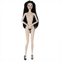 Tête de poupée Supermodel OEM/ODM avec greffe de cheveux, maquillage BJD pour poupée gothique européenne/américaine, best-seller transfrontalier, nouvelle version UV pour la pratique