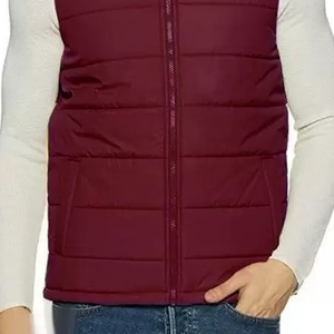 Dernière tendance de la mode, veste matelassée pour homme sur mesure, avec col montant et logo sur le devant, style streetwear, vêtements d'extérieur - Product Image 5