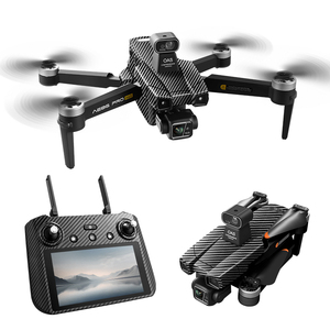 <span class=keywords><strong>Drone</strong></span> AE86 Pro Max+ 4K <span class=keywords><strong>avec</strong></span> télécommande à <span class=keywords><strong>écran</strong></span>, évitement d'obstacles laser à 360°, quadricoptère RC pliable pour tournage cinématographique en extérieur - Product Image 1
