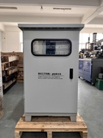 Stabilisateur et régulateur de tension triphasé extérieur étanche 20 kVA SVC avec commande de servomoteur AC en cuivre