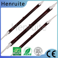 220V 1000W 480mm Rubinrote Quarz-Kurzwellen-Halogen-Infrarot-Heizröhre IR-Heizlampe für PET-Blasformmaschine
