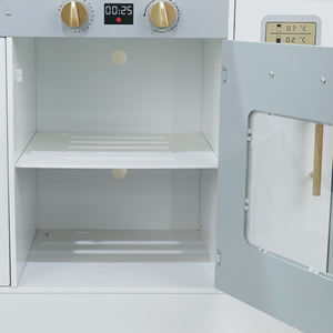 Vente en gros Nouveau style de maison de jeu pour enfants, jouets éducatifs gris écologiques, <span class=keywords><strong>cuisine</strong></span>, ensemble en bois - Product Image 3