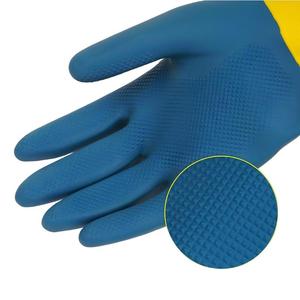 Gants en néoprène résistants aux produits chimiques et aux huiles 20mil 33cm, certifiés CE, disponibles directement de l'usine - Product Image 3