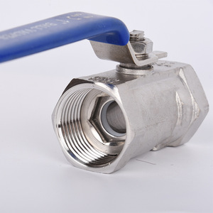 Válvula de Bola Manual de Acero Inoxidable 316, 1000 WOG, 2 Vías, Roscada, de Paso Completo, de Alta Resistencia, 1 Pieza, Certificada OEM ISO9001 - Product Image 3